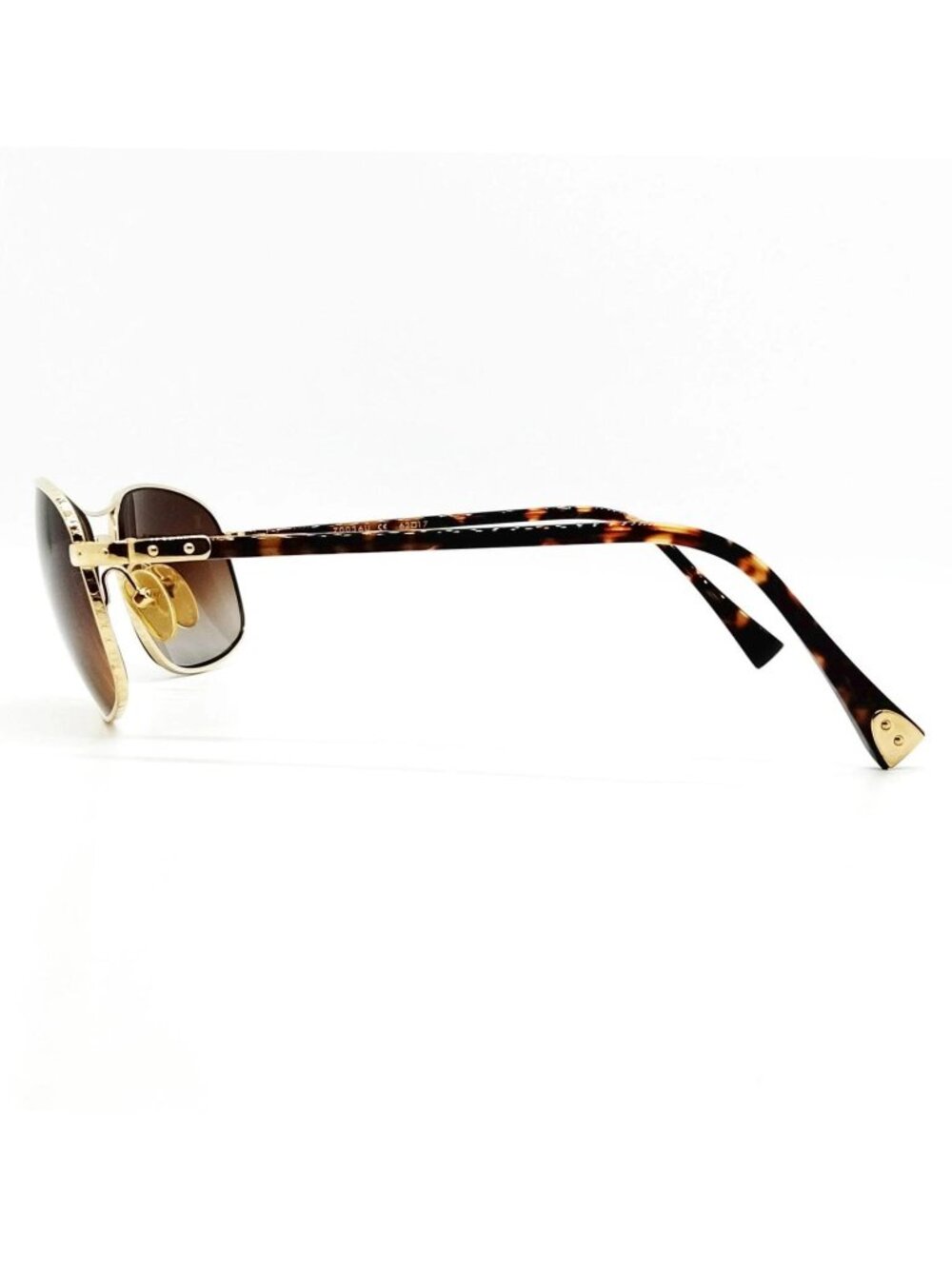 Authentic Louis Vuitton Aviator Sunglasses Gold Frame Gradient Lenses w/ Case - Picture 8 of 10